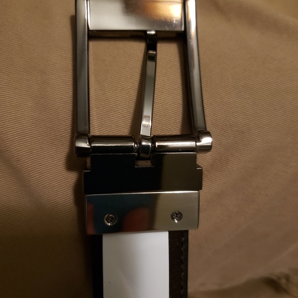 REACTION by KENNETH COLE Dark BRWN & BLK Reversable Belt XL 51.5" L NEW-WOT - Picture 2 of 6